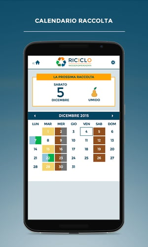 app riciclo calendario raccolta