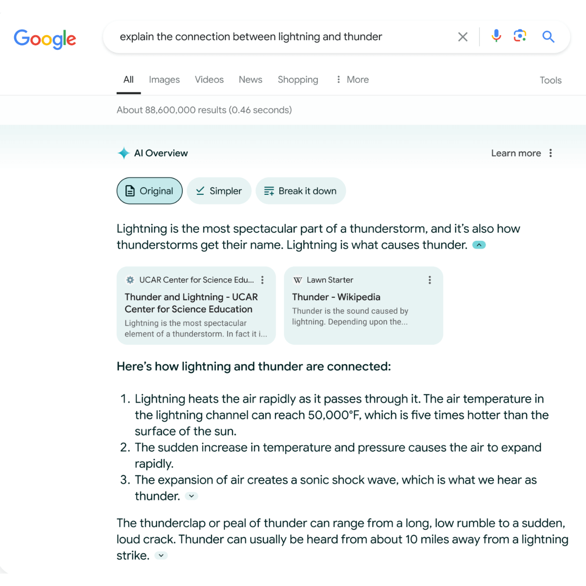 La nuova funzione AI Overview di Google